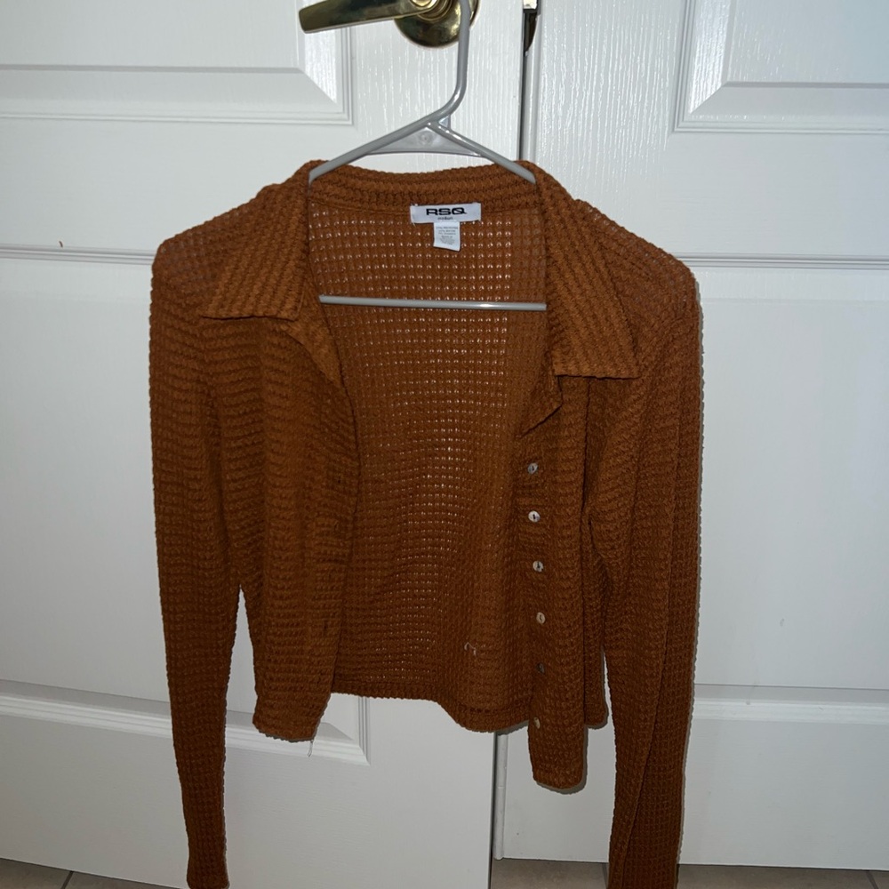 RSQ Rust Women's Cardigan